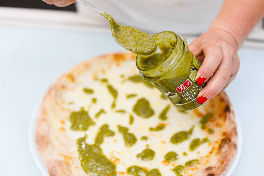 Pizza con Pesto di Pistacchio Ricetta Facile! Pistì
